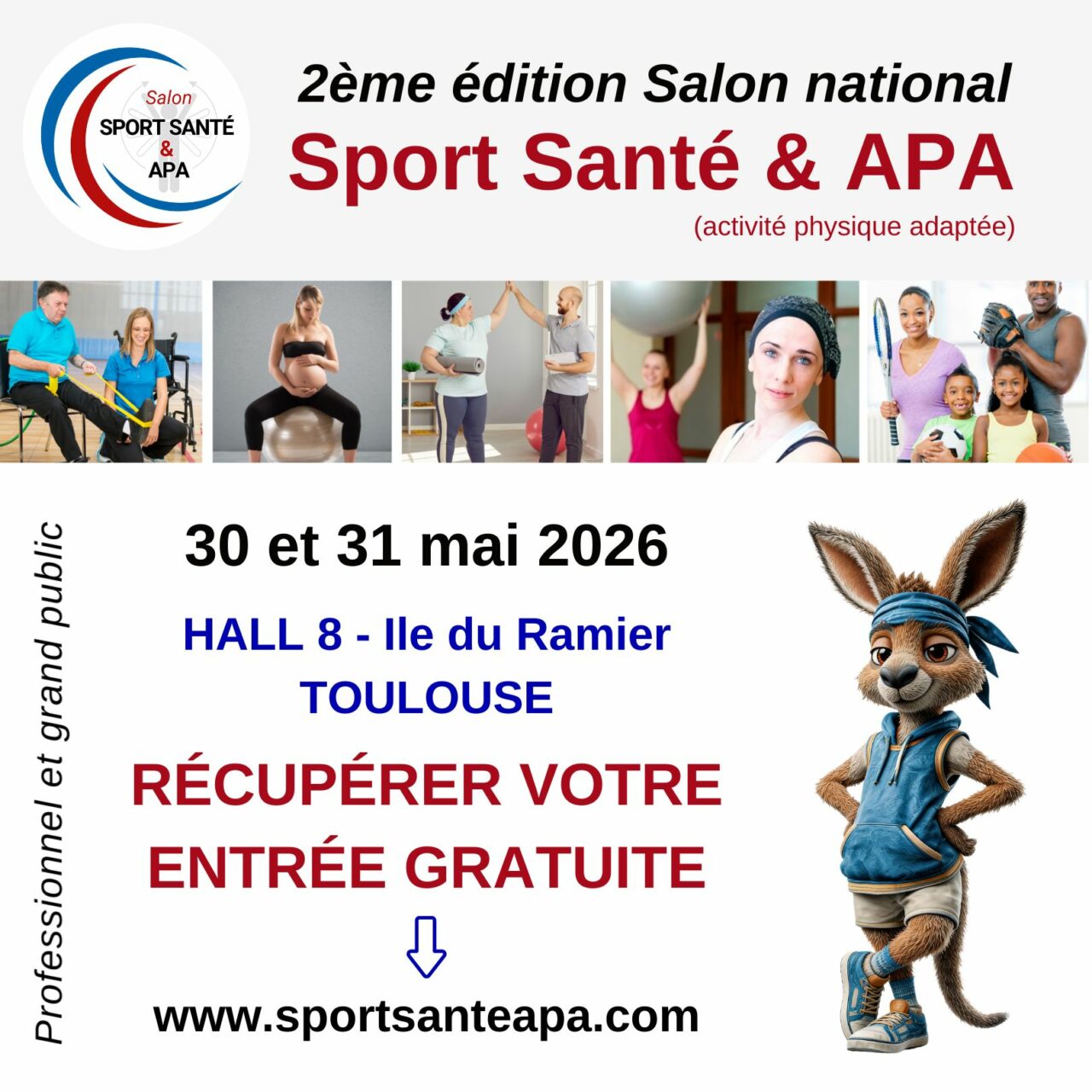 Affiche salon entree gratuite