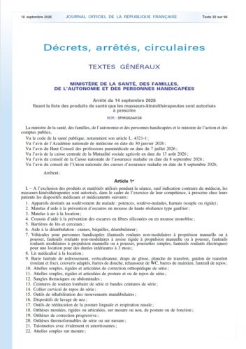 decret prescription mk